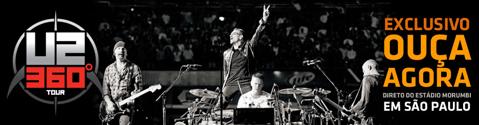 Sonora Live Terra transmite ao vivo em �udio o show do U2 em SP